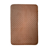 Tapis De Bain Motif en cuivre Diamondplate (Devant (Vertical))