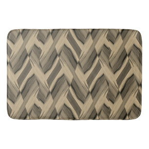 Tapis De Bain Motif en marbre Brown complexe