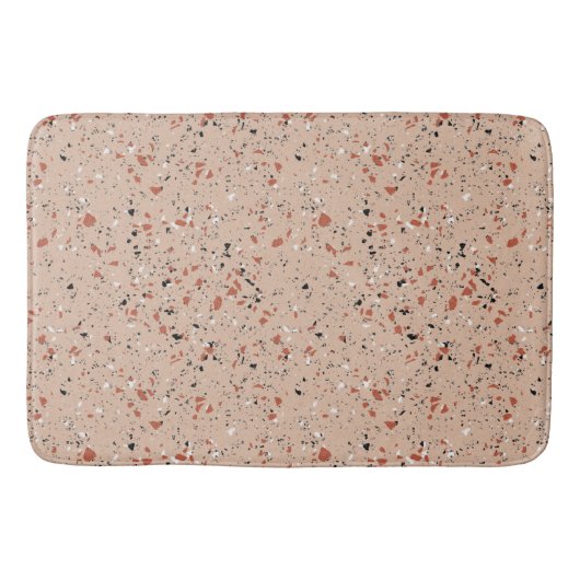 Tapis De Bain Motif en marbre rose du Terrazzo (Devant)