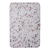 Tapis De Bain Motif en marbre rose rétro Terrazzo (devant Vertical)