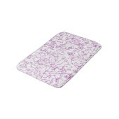 Tapis De Bain Motif en marbre violet (Angle)
