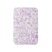 Tapis De Bain Motif en marbre violet (Devant (Vertical))