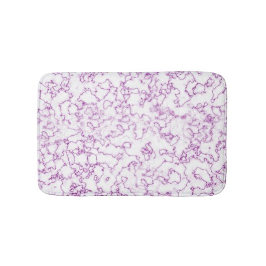 Tapis De Bain Motif en marbre violet (Devant)
