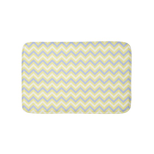 Tapis De Bain Motif en pastel de Chevron (Devant)