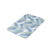 Tapis De Bain Motif en pastel tropical d'ananas (Angle)