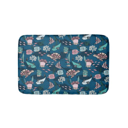 Tapis De Bain Motif enfant Ocean Friends (Devant)