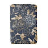 Tapis De Bain Motif esthétique Floral sans couture (Devant (Vertical))