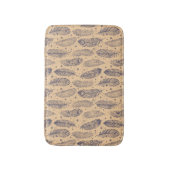 Tapis De Bain Motif ethnique d'ensemble de plume (Devant (Vertical))