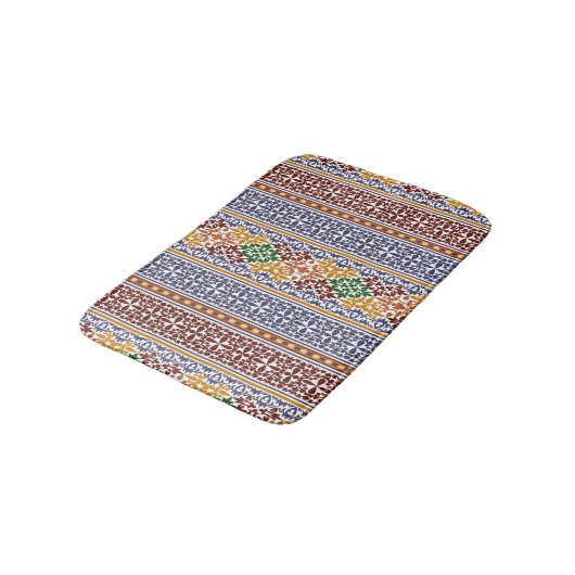 Tapis De Bain motif ethnique élégant (Angle)