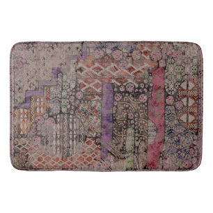 Tapis De Bain Motif Ethno Abstrait - Folklore Art 1