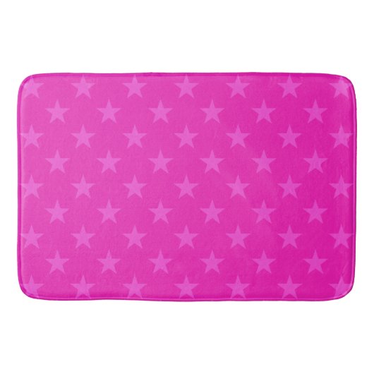 Tapis De Bain Motif étoile rose (Devant)