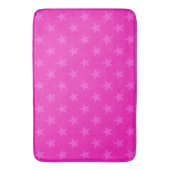 Tapis De Bain Motif étoile rose (devant Vertical)