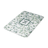 Tapis De Bain Motif Eucalyptus aquarelle (Angle)