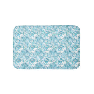 Tapis De Bain motif exotique d'océan