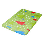 Tapis De Bain Motif Festif d'arbre de Noël (Angle)
