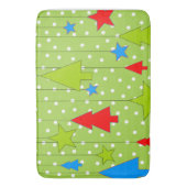 Tapis De Bain Motif Festif d'arbre de Noël (devant Vertical)