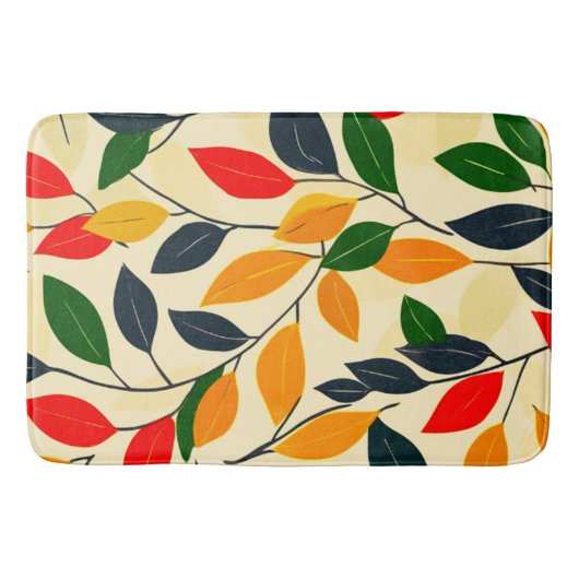 Tapis De Bain Motif feuille (Devant)