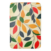 Tapis De Bain Motif feuille (devant Vertical)