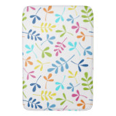 Tapis De Bain Motif Feuille assisté multicolore (devant Vertical)