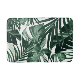 Tapis De Bain Motif Feuille de la jungle tropicale #4
