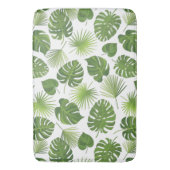 Tapis De Bain Motif Feuille élégant Green Tropical (devant Vertical)