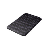 Tapis De Bain Motif final violet brûlé (Angle)