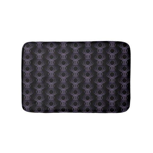 Tapis De Bain Motif final violet brûlé (Devant)