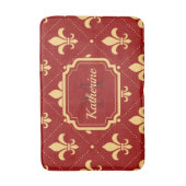 Tapis De Bain Motif Fleur-de-lis (Devant (Vertical))