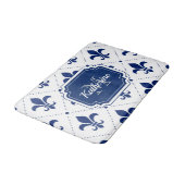 Tapis De Bain Motif Fleur-de-lis (Angle)