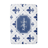 Tapis De Bain Motif Fleur-de-lis (Devant (Vertical))