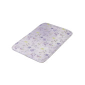 Tapis De Bain Motif Fleur sauvage Lavender (Angle)