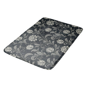 Tapis De Bain Motif Fleurs Gothiques