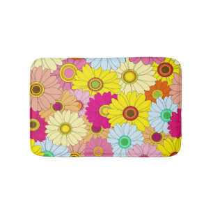 Tapis De Bain motif floral