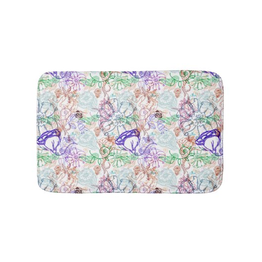 Tapis De Bain Motif floral 10 (Devant)