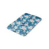 Tapis De Bain Motif floral 2 de ketmie tropicale (Angle)