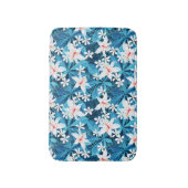 Tapis De Bain Motif floral 2 de ketmie tropicale (Devant (Vertical))