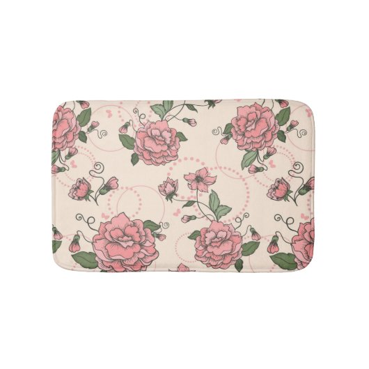 Tapis De Bain Motif floral 5 2 (Devant)