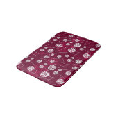 Tapis De Bain Motif floral abstrait (Angle)
