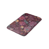 Tapis De Bain Motif floral abstrait avec des oiseaux (Angle)