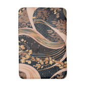 Tapis De Bain motif floral Abstrait, pois, vignes (Devant (Vertical))