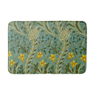 Tapis De Bain Motif floral classique Narcisse de William Morris