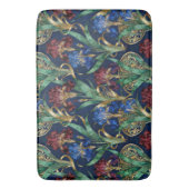 Tapis De Bain Motif floral complexe avec iris (devant Vertical)