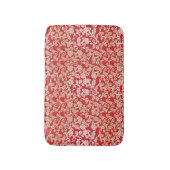 Tapis De Bain Motif floral d'arrière - plan de damassé (Devant (Vertical))