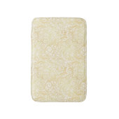 Tapis De Bain Motif floral de feuille d'or (Devant (Vertical))