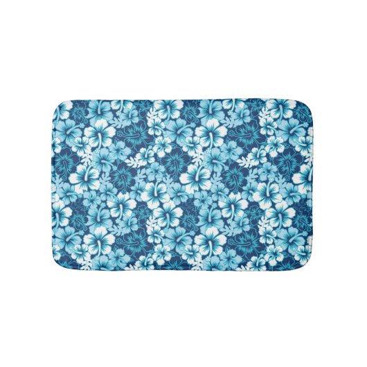 Tapis De Bain Motif floral de ketmie de surf (Devant)