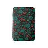 Tapis De Bain Motif floral de Noël aquarelle | Mat (Devant (Vertical))
