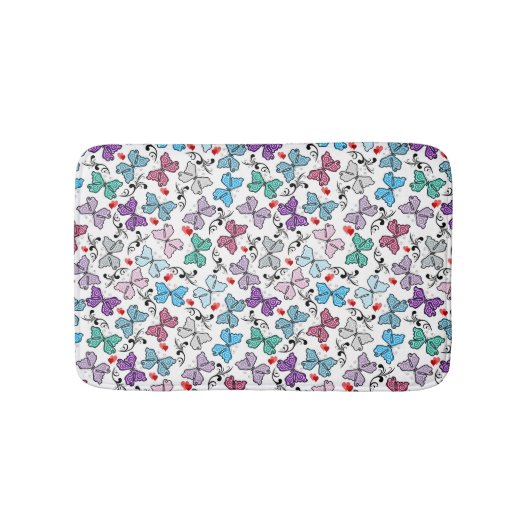 Tapis De Bain Motif floral de Valentine (Devant)