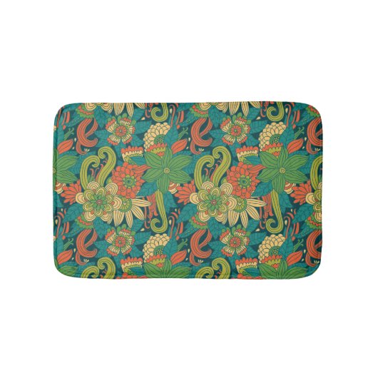 Tapis De Bain Motif floral d'été (Devant)