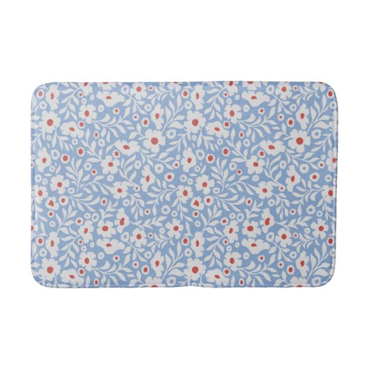 Tapis De Bain Motif floral du bois (Devant)