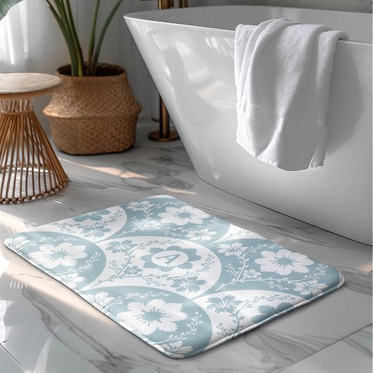 Tapis De Bain Motif floral japonais traditionnel